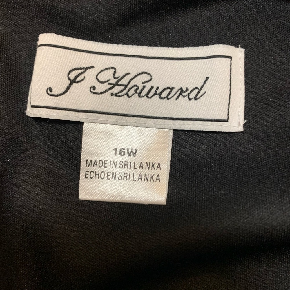 Jessica Howard Black and Tan Midi Dress - Picture 3 of 7